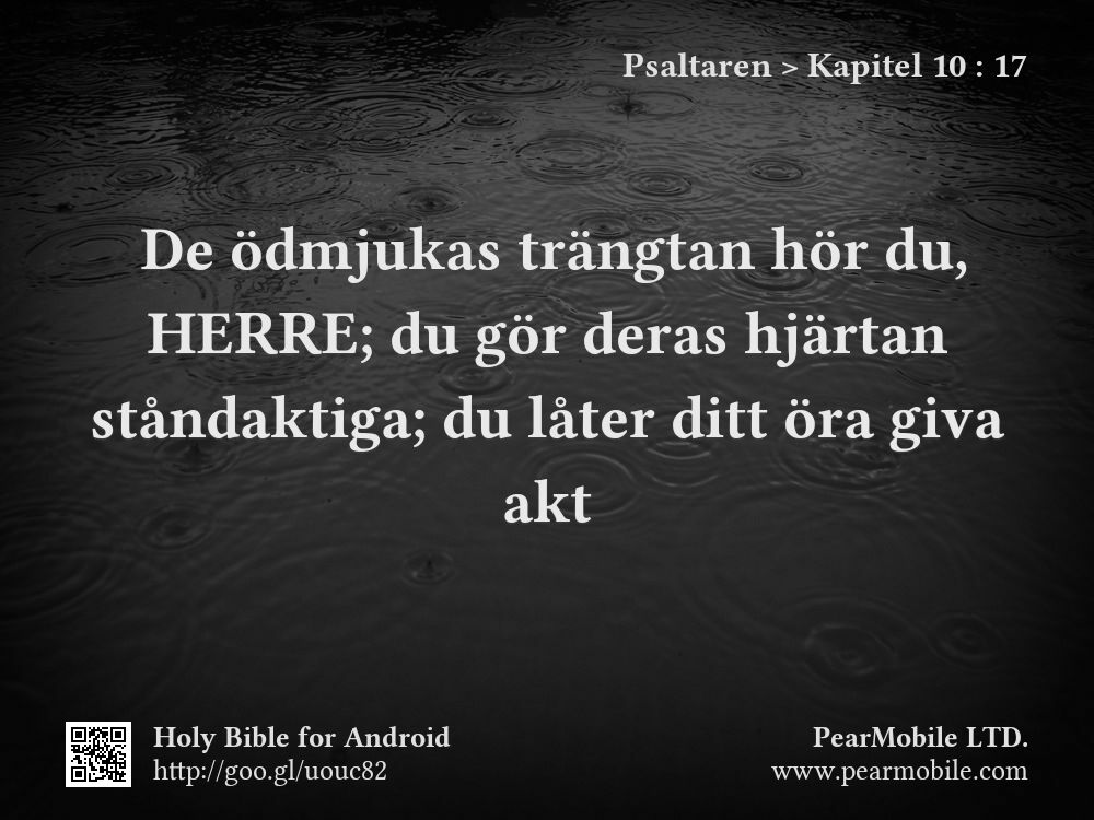 Psaltaren, Kapitel 10:17